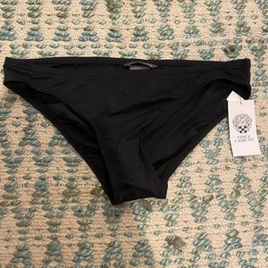 Vince Camuto NWT black swim bikini bottom medium